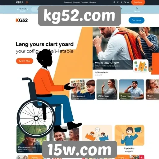 Acessibilidade e usabilidade do site kg52.com